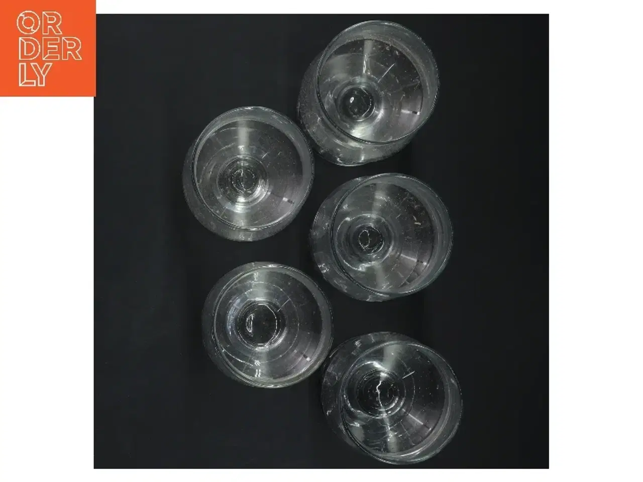 Billede 3 - Sæt med 5 glas (str. 5 styk, 13,5 cm)