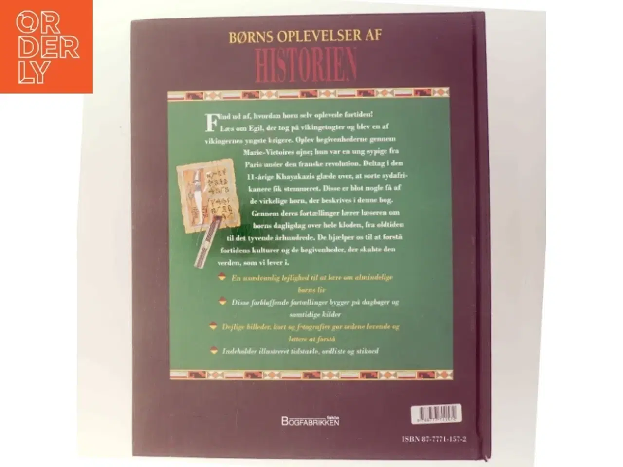 Billede 3 - Børns oplevelser af historien af Fiona Macdonald (Bog)