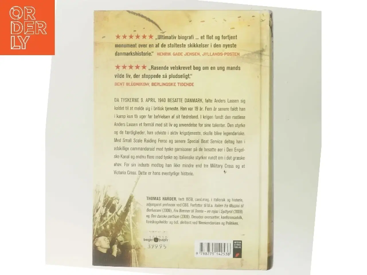 Billede 3 - Anders Lassens krig : 9. april 1940-9. april 1945 af Thomas Harder (Bog)