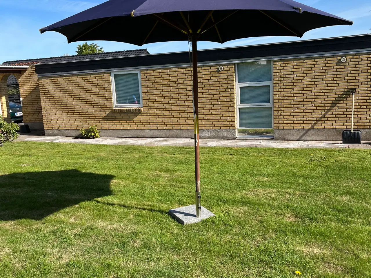 Billede 1 - Have parasol, blå