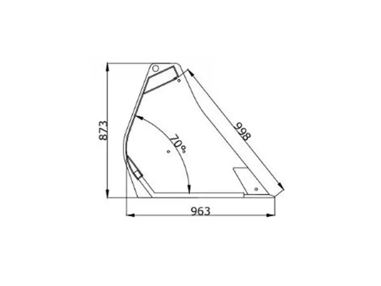 Billede 2 - JST T1 og T2 tremmeskovl 180-250 cm.