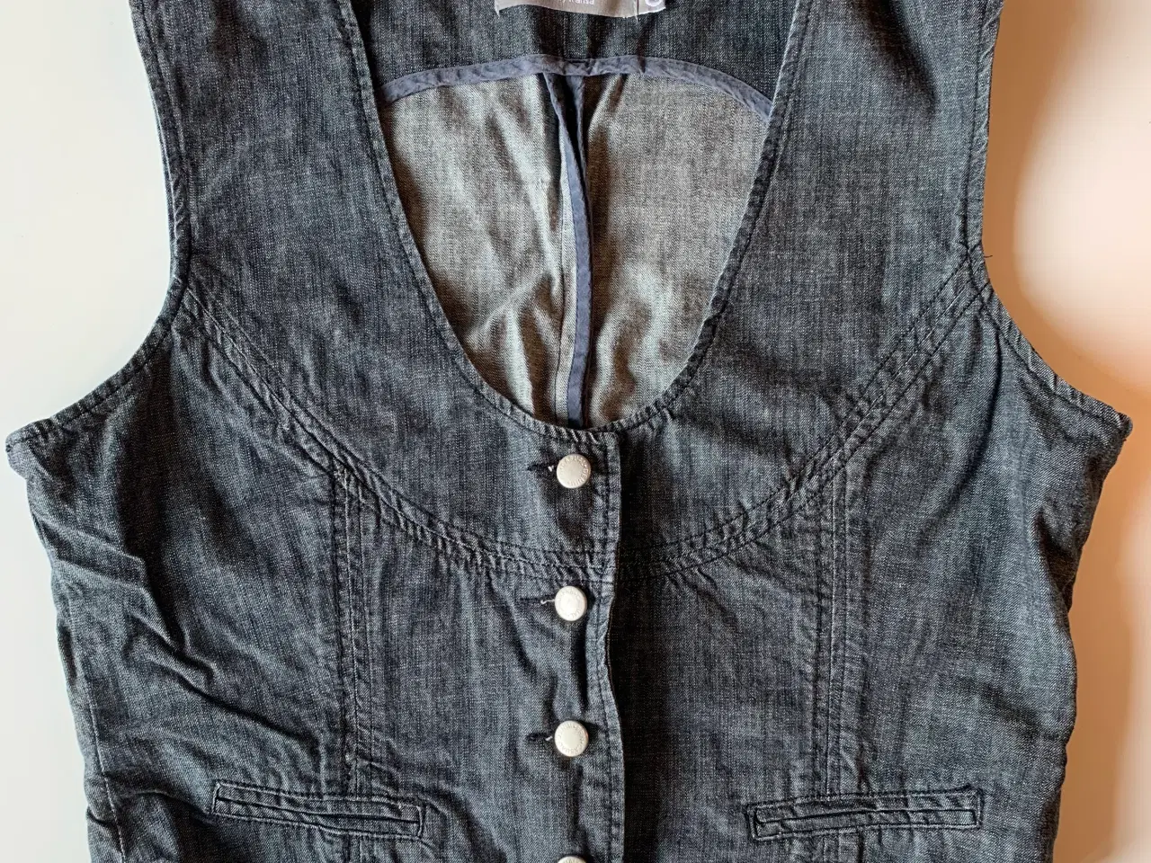 Billede 1 - Fransa denim vest, M