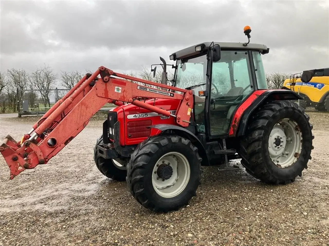 Billede 6 - Massey Ferguson 4355 Power Shuttle 24-24 med frontlæsser