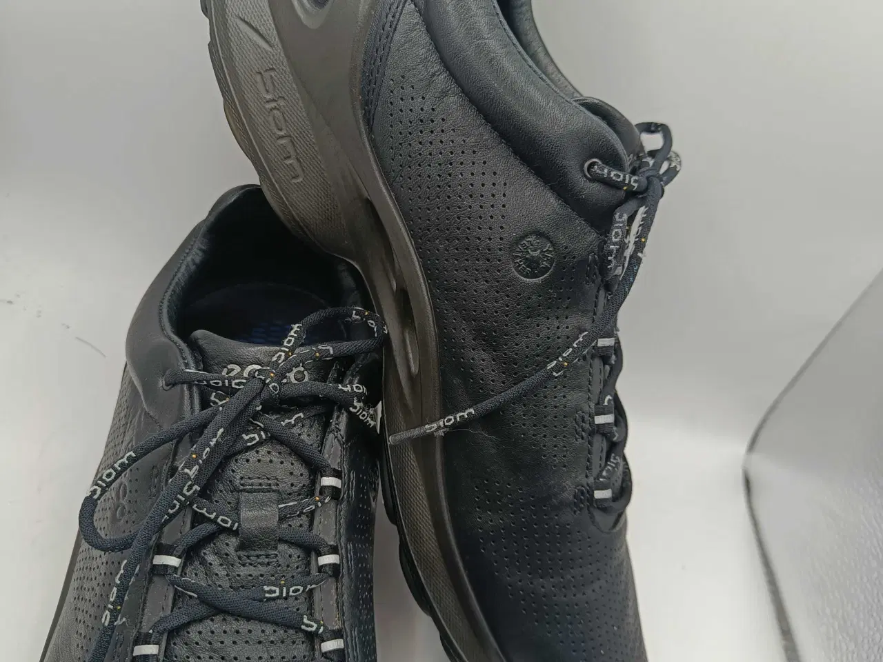 Billede 9 - Ecco sort læder sko 44str