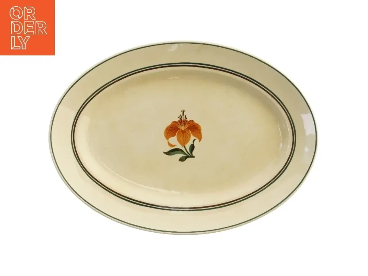 Billede 1 - Aluminia oval fad "Jenny" (str. 38 cm)