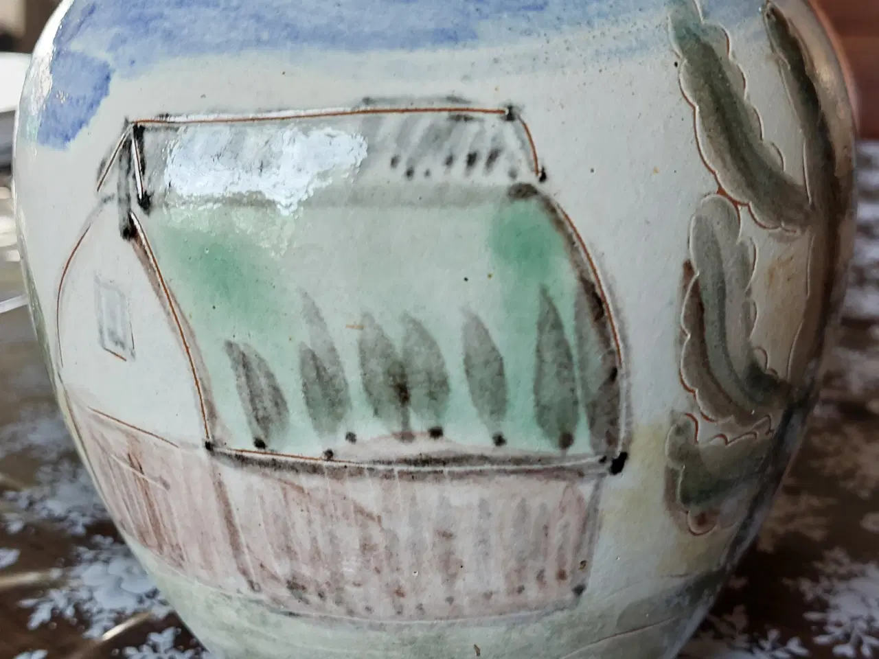 Billede 3 - vase - HUMLEBÆK LERVAREFABRIK - 1930erne