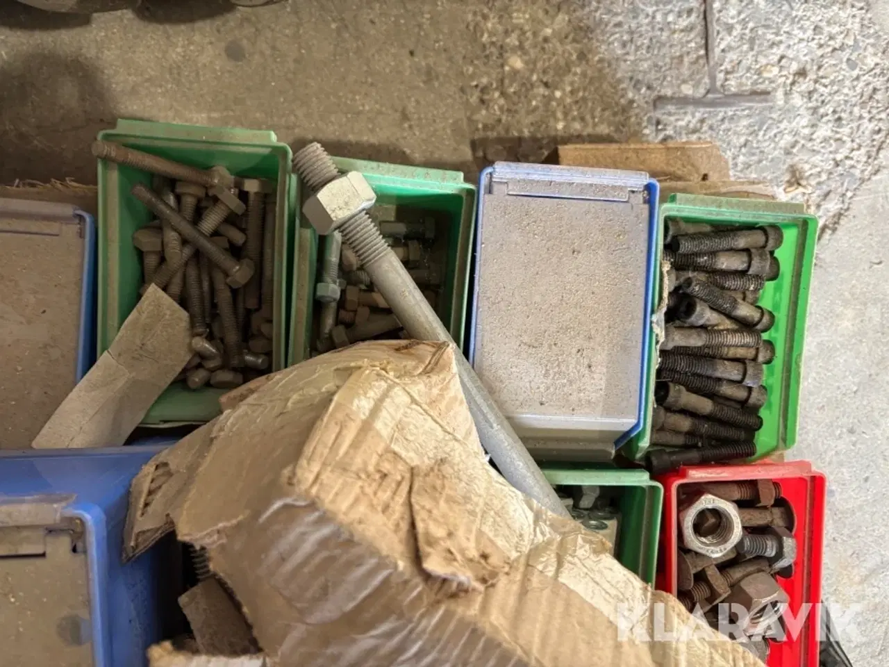 Billede 4 - Assorterede bolte og spejle - 1 palle