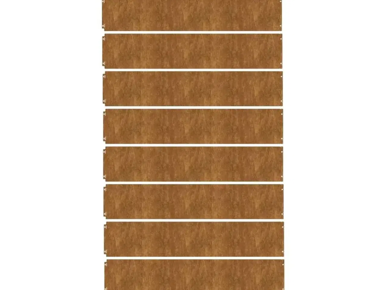 Billede 4 - Plænekanter 10 stk. 20x103 cm fleksibel cortenstål