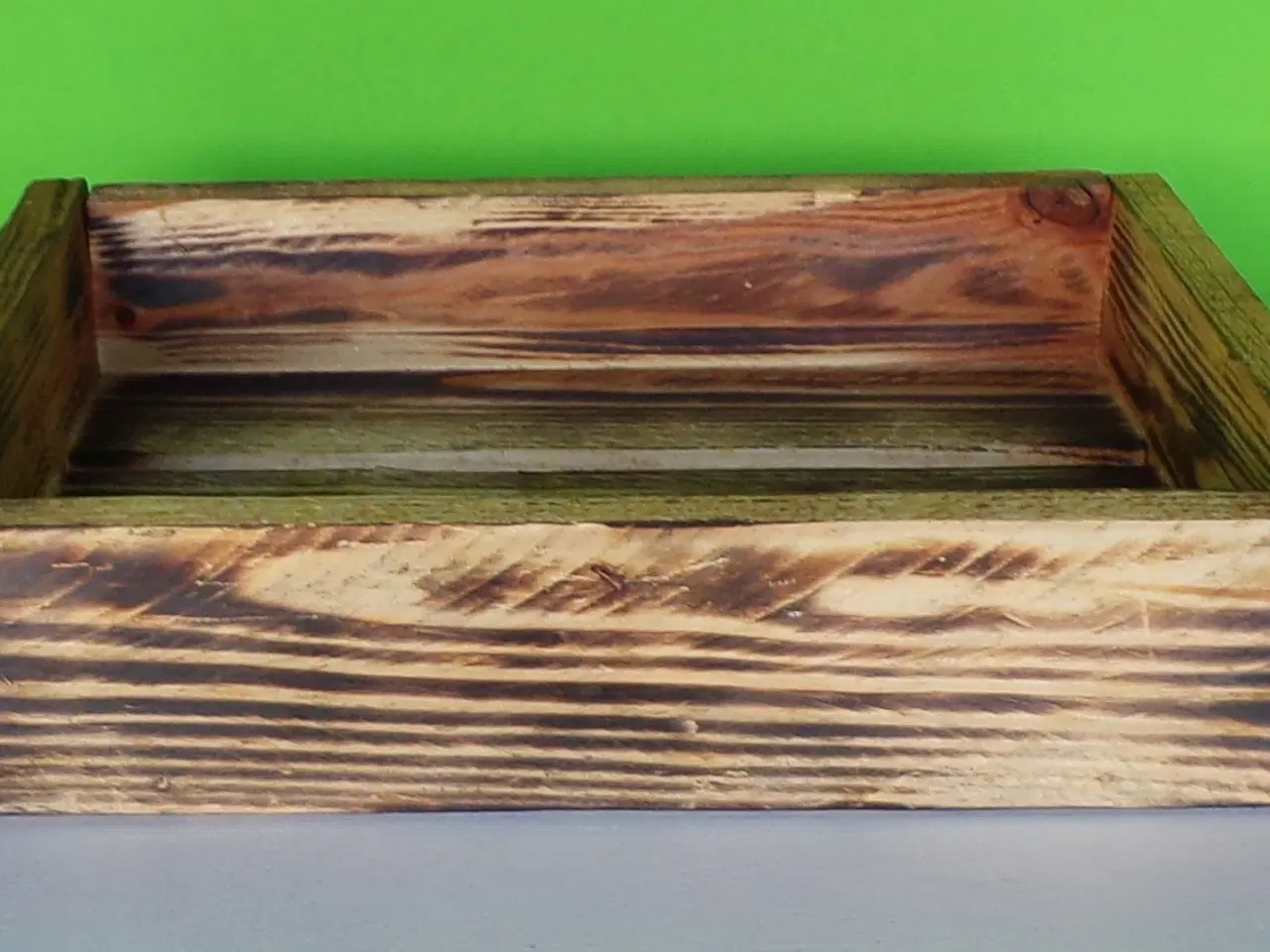 Billede 3 - NY Håndlavet Trækasse / Træbakke