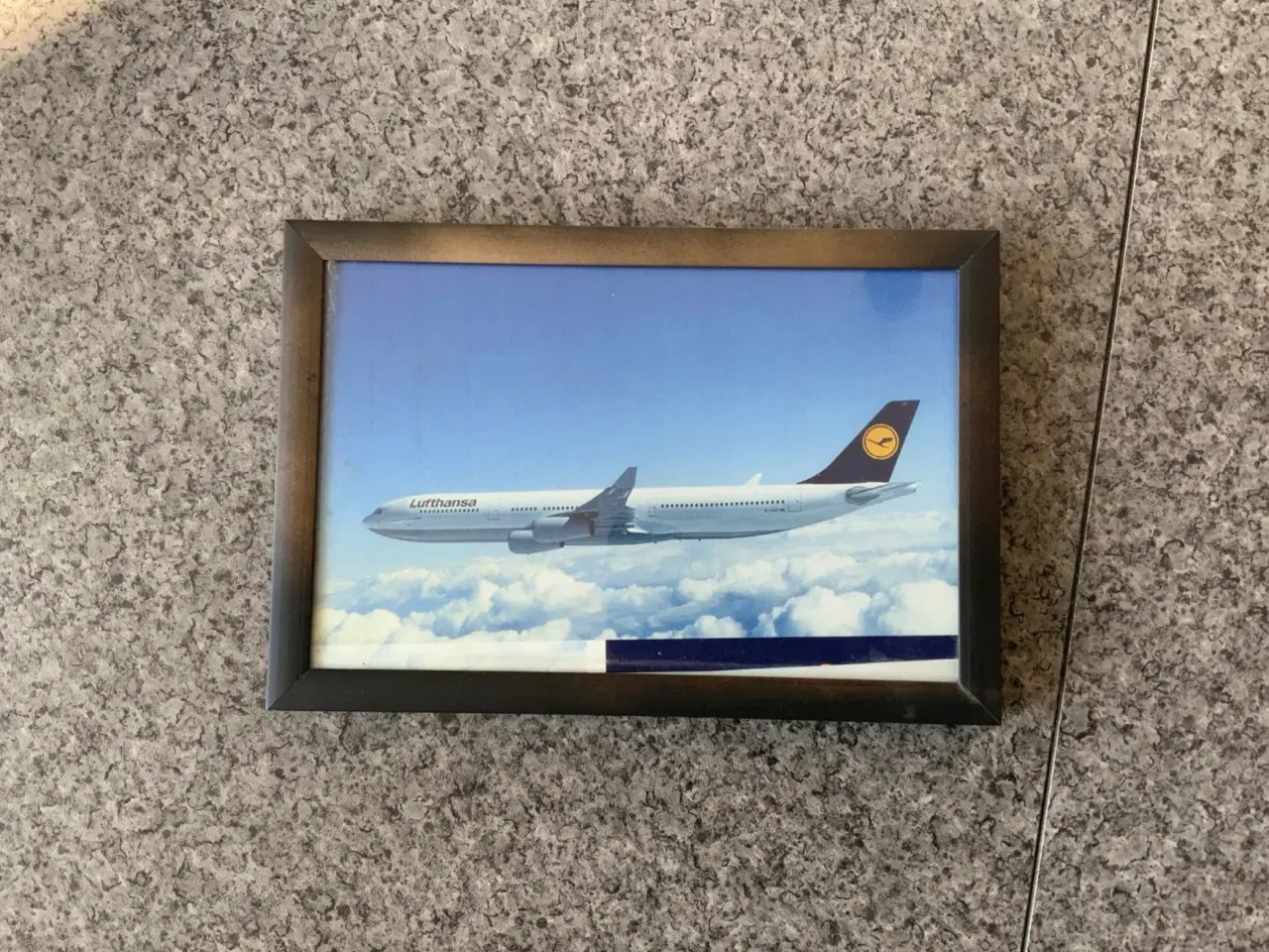 Billede 1 - Fotoramme med Lufthansa A-340 Airbus