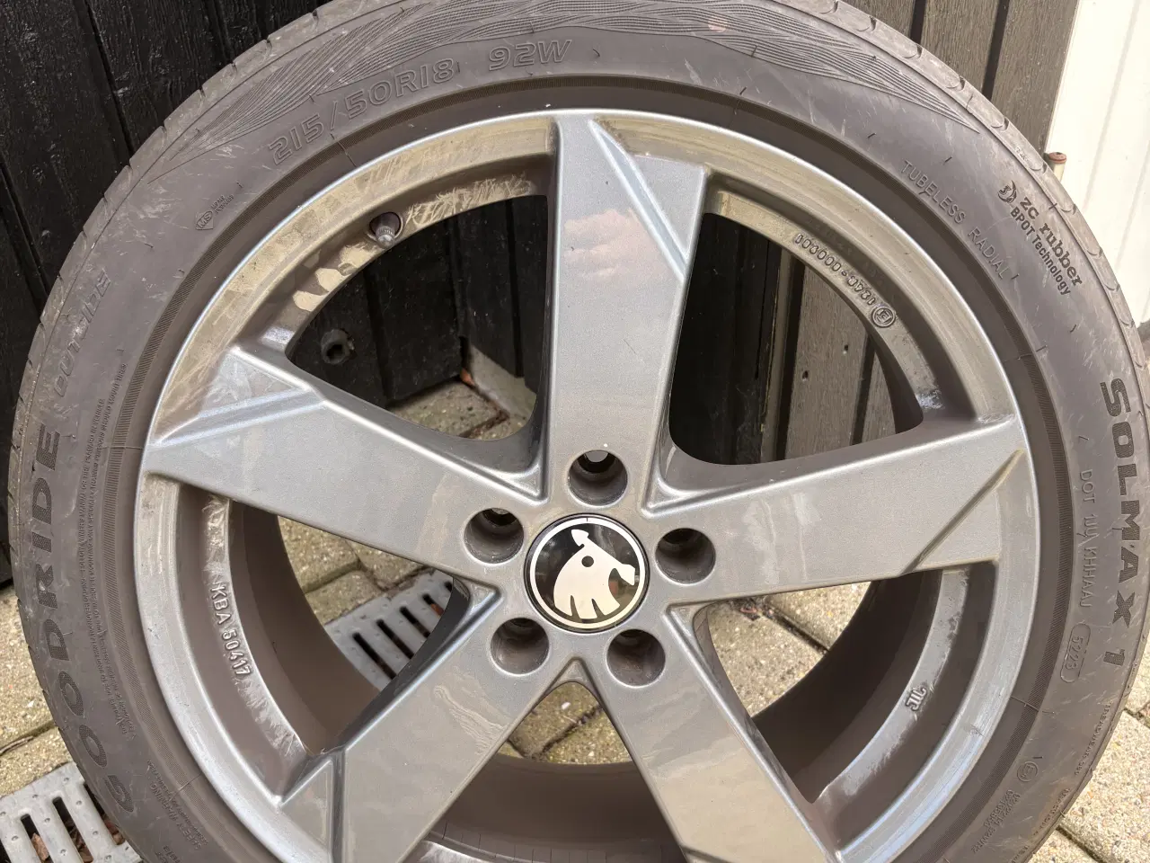 Billede 1 - 5x112 koksgrå fælge. Skoda karoq