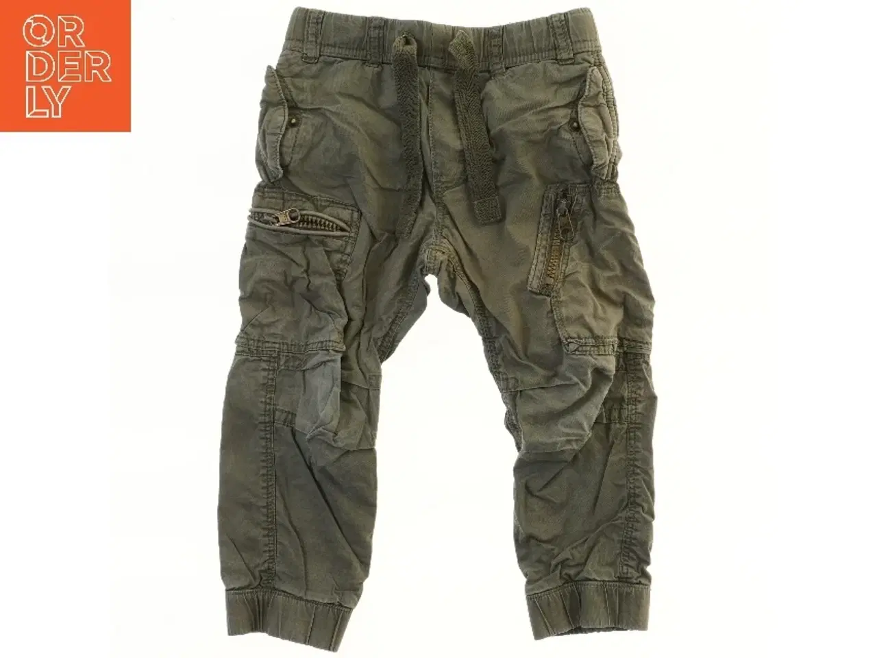 Billede 1 - Børnebukser med lommer og ribkanter fra Logg (str. 98)