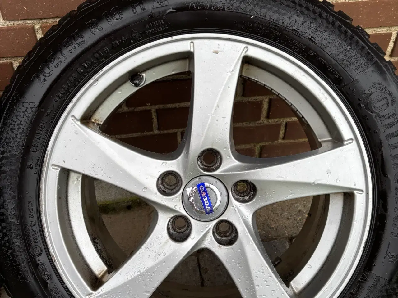Billede 6 - Volvo alufælge med vinterdæk 5x108, ET50