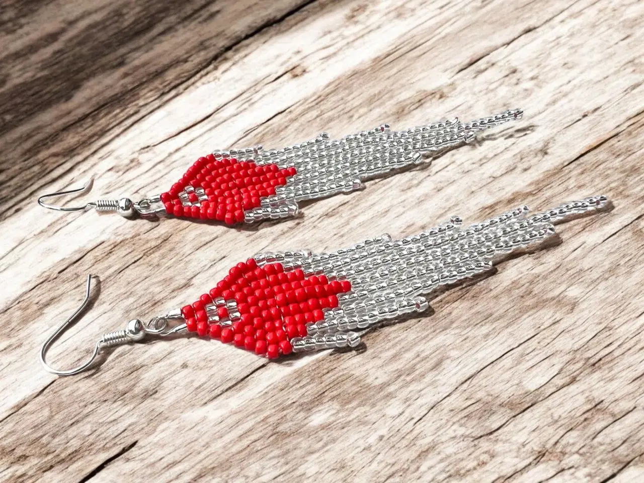 Billede 2 - Grønlandske perle øreringe