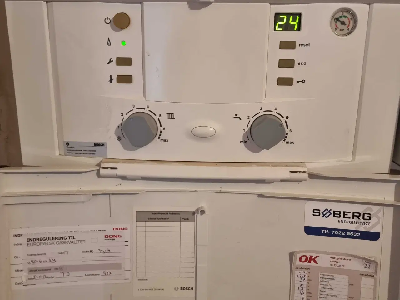 Billede 3 - Bosch Gasfyr + Bosch varmtvandbeholder