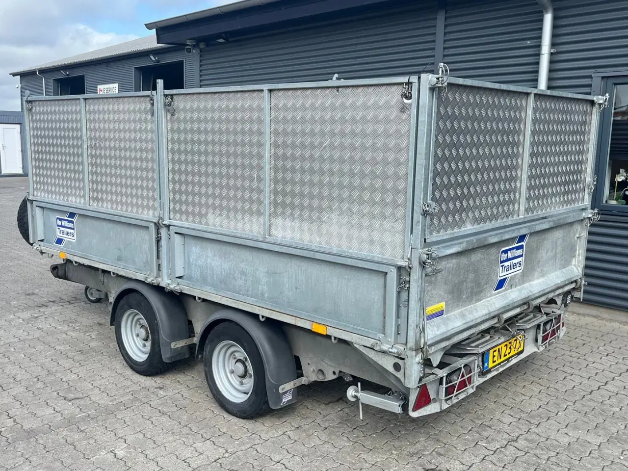 Billede 2 - Ifor Williams TT 3621 Tiptrailer med lukkede side,spil,støtteben og aluslisker