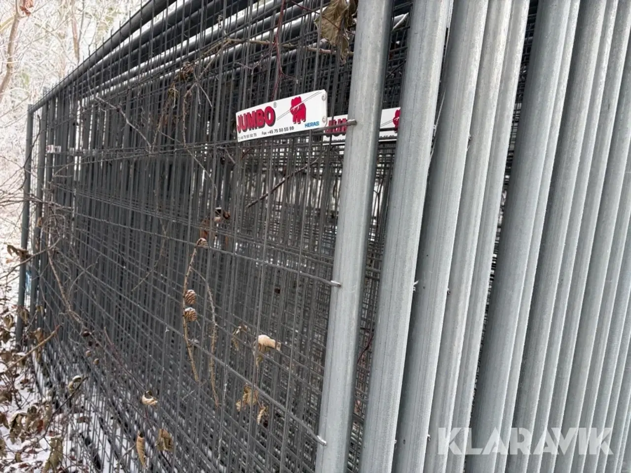 Billede 9 - Byggehegn Jumbo 60 styk med sokkel