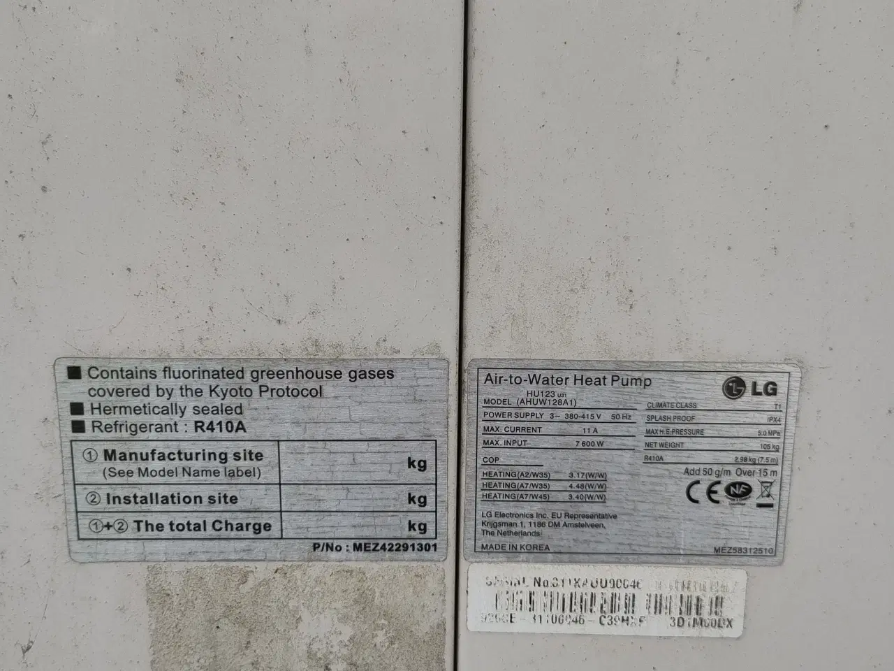 Billede 2 - Lg varme pumpe luft til vand 16 kW 