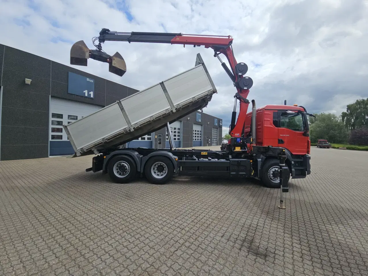 Billede 10 - MAN TGS 26.360 Hydrodrive, Tip-kran