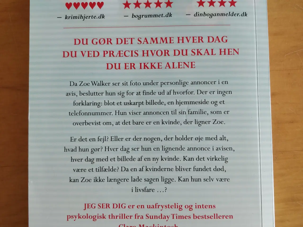 Billede 4 - Jeg ser dig, Clare Mackintosh