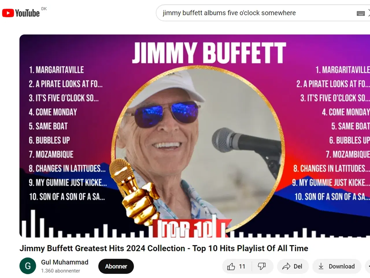 Billede 1 - Søger denne CD Jimmy Buffett