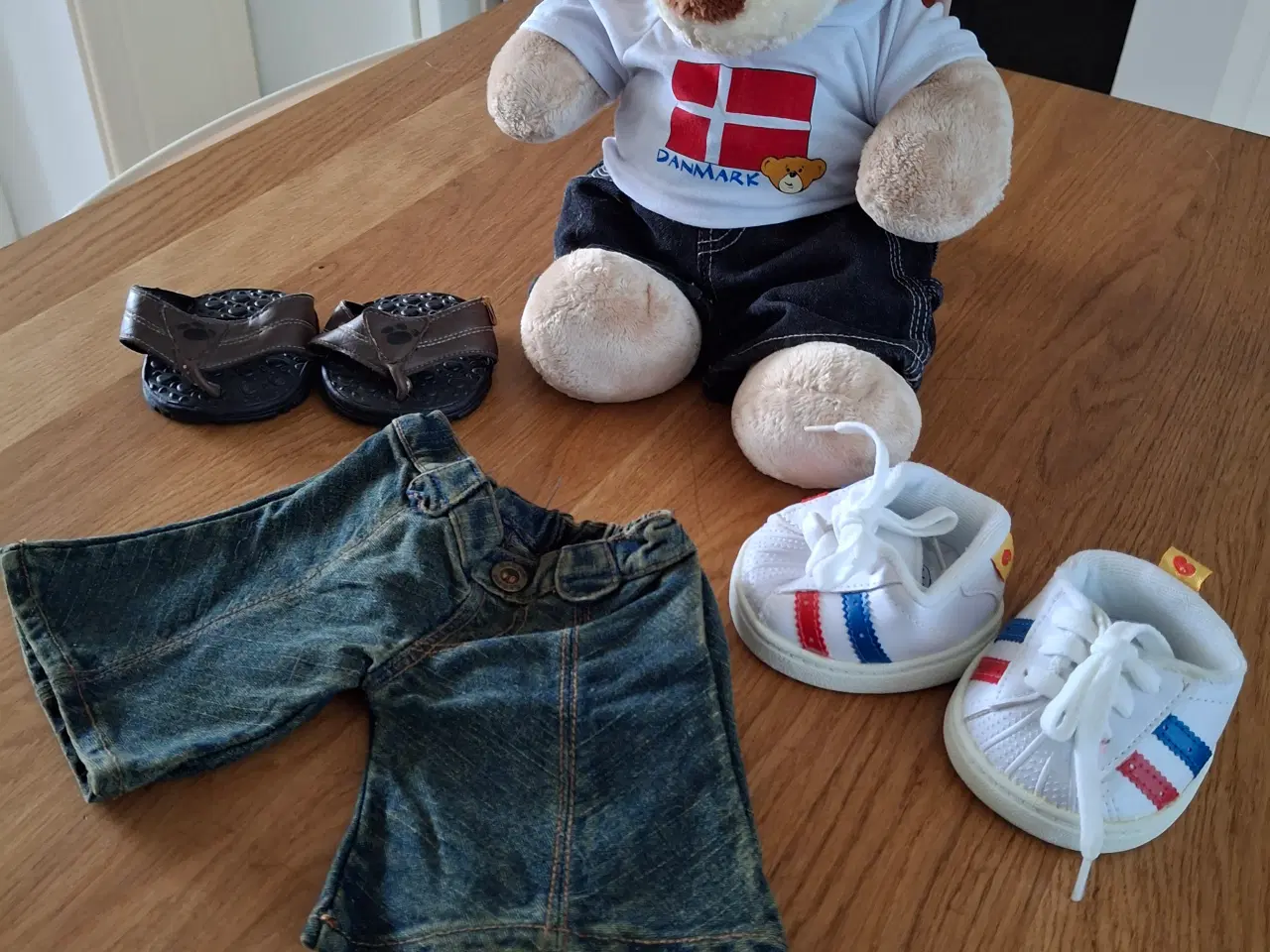 Billede 1 - Build-A-Bear Bamse med tilbehør