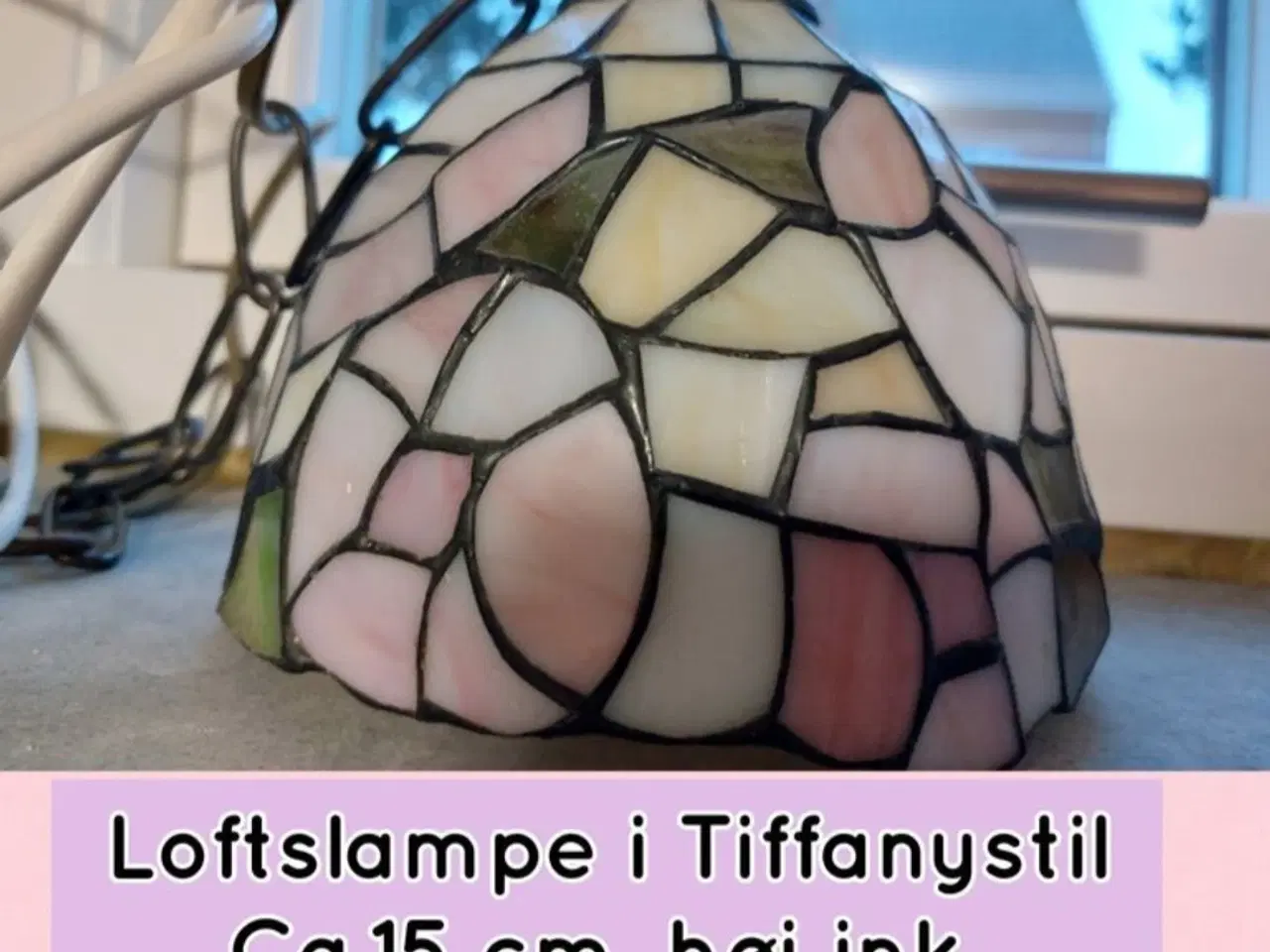 Billede 1 - Loftslampe Tiffanystil