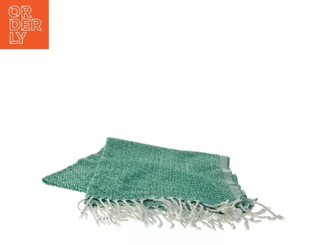 Billede 2 - Håndklæde med geometrisk mønster (str. 150x77 cm)