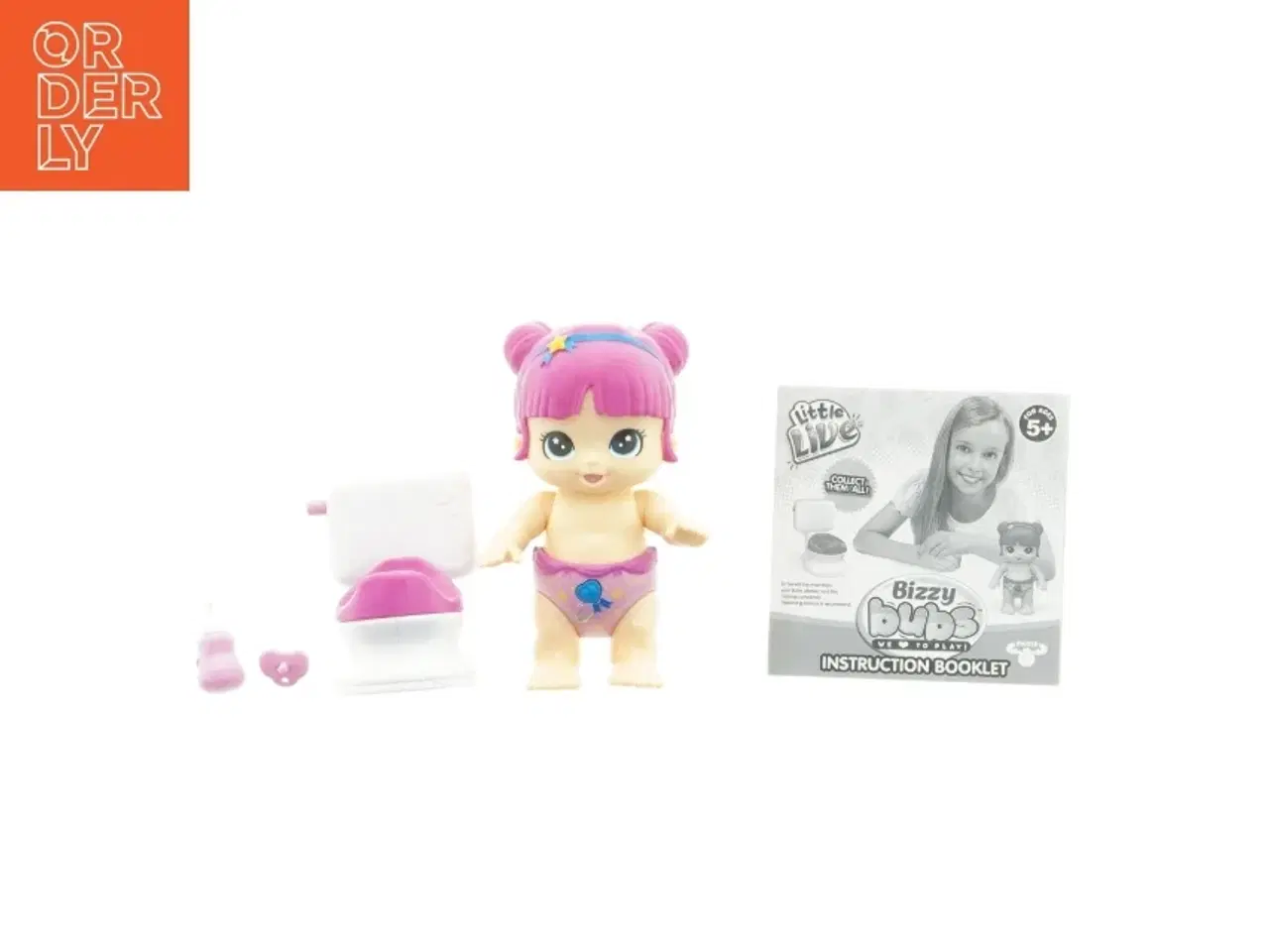 Billede 2 - Little Live Bizzy Bubs dukkesæt med potte (str. Dukke 12,5 x 8 x 5 cm)