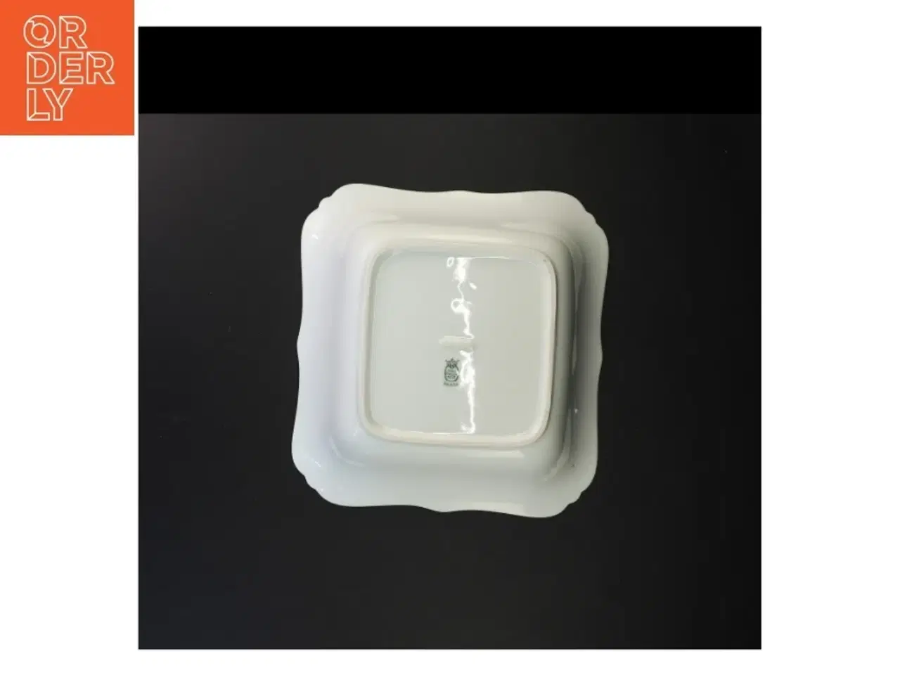 Billede 4 - Porcelænsfad med blomstermotiv fra Bavaria (str. 24 x 24 x 8 cm)