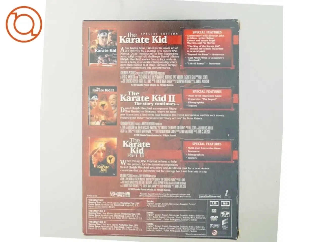 Billede 3 - The Karate Kid I - III (DVD)