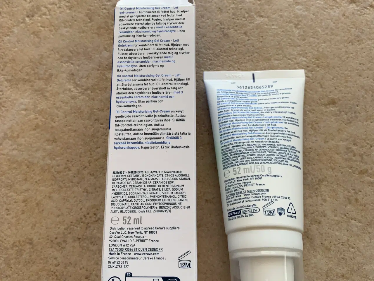 Billede 3 - CeraVe Oil control moisturising gel-creme 52 ml 