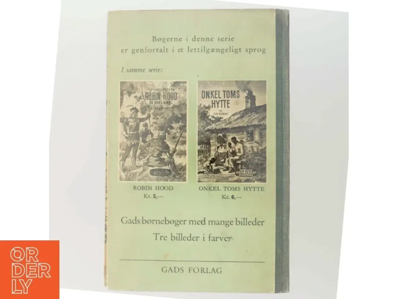 Billede 3 - Robinson Kruso børnebog fra Gads Forlag