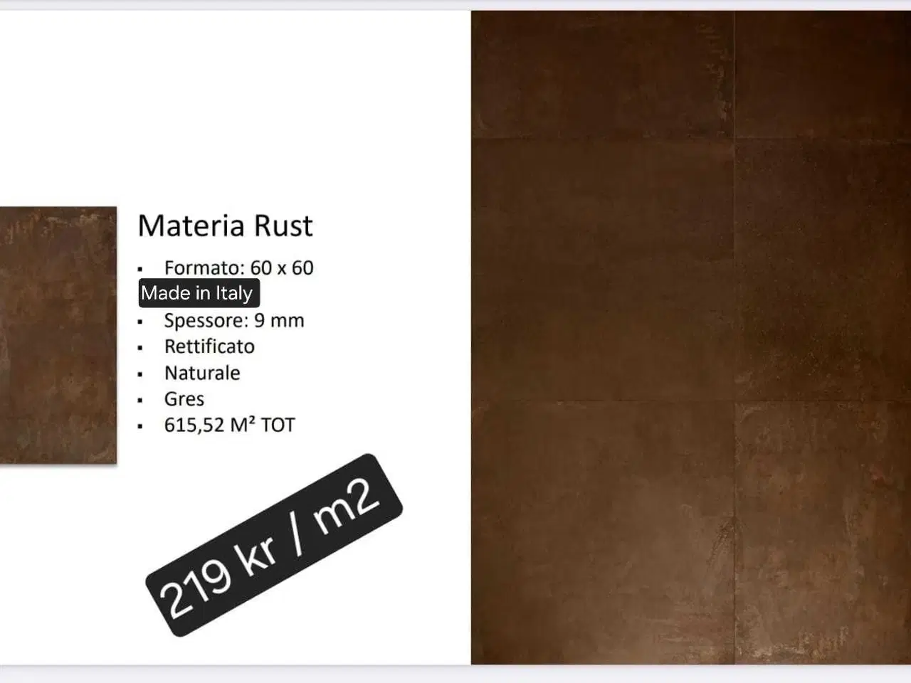 Billede 1 - Fliser / klinker fra Italien