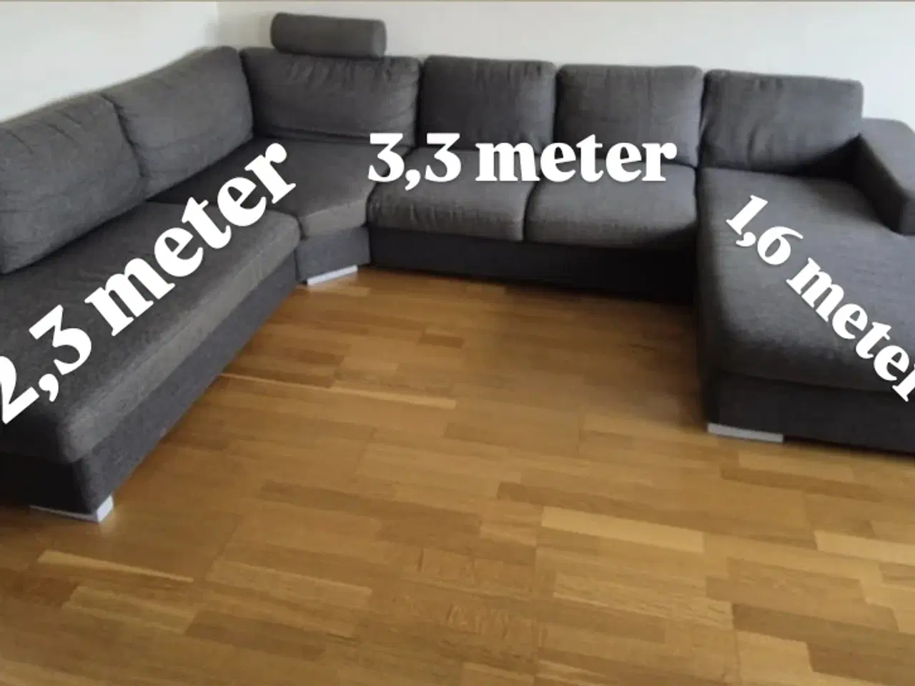 Billede 2 - Dejlig stor U-sofa