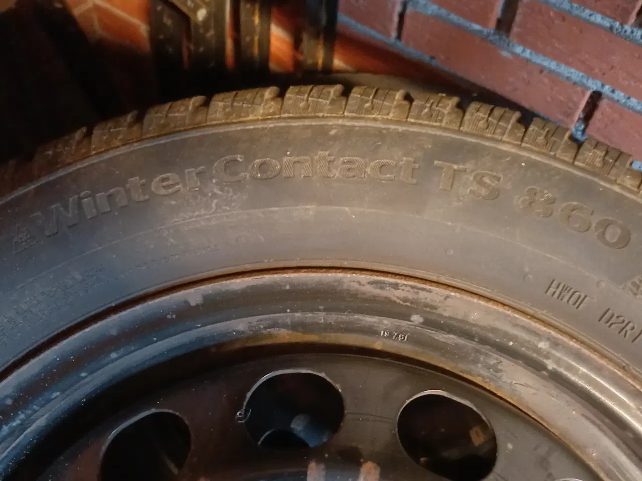 Billede 1 - Vinterdæk på stålfælge, 205/55 R16