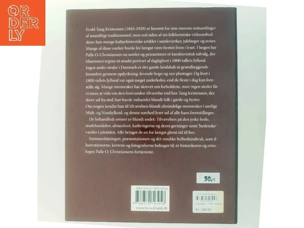 Billede 3 - Dagligliv i 1800-tallets Jylland : Evald Tang Kristensen om mennesker og landskaber af Evald Tang Kristensen (Bog)