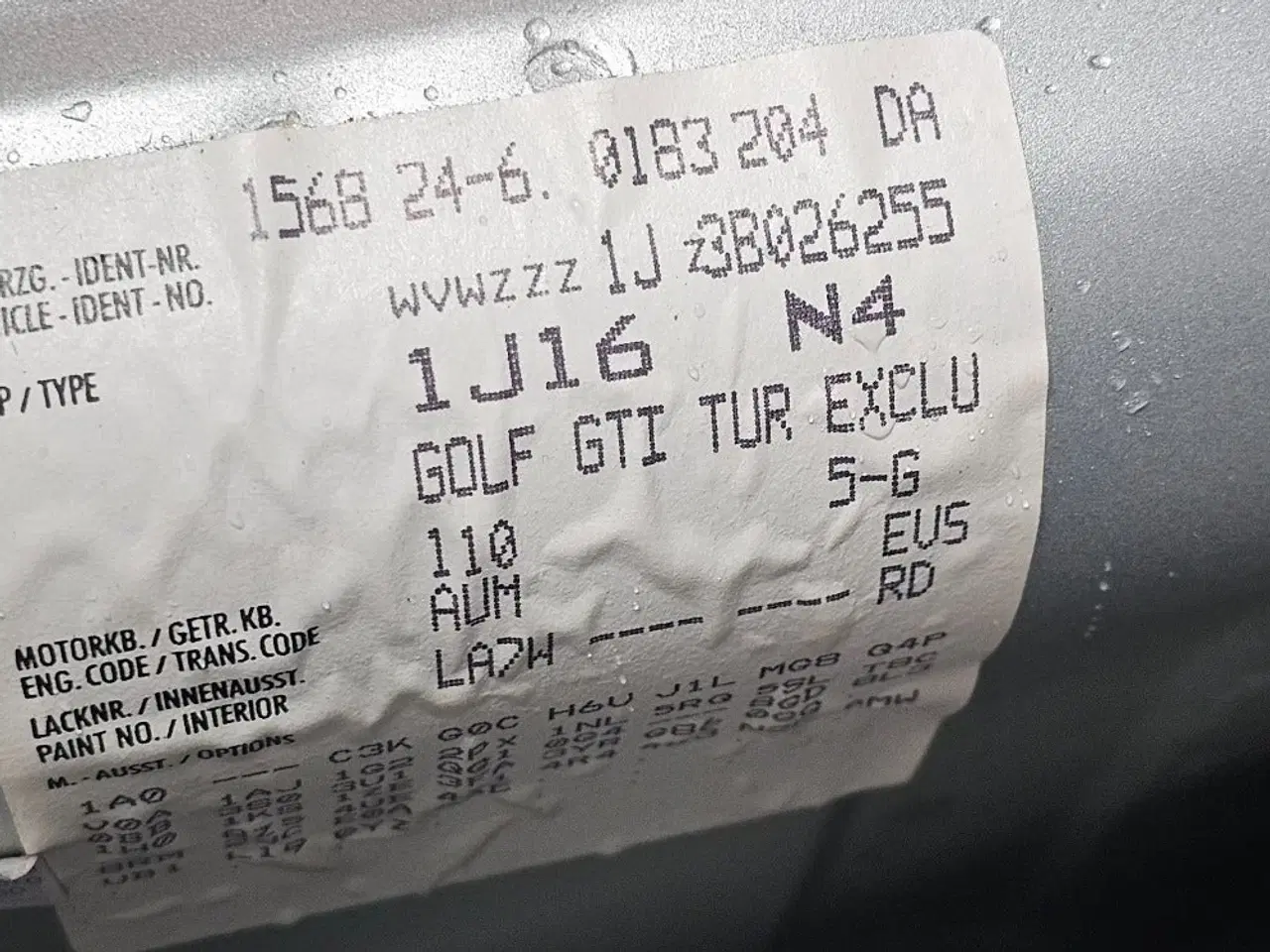 Billede 14 - VW Golf IV 1,8 GTi Turbo