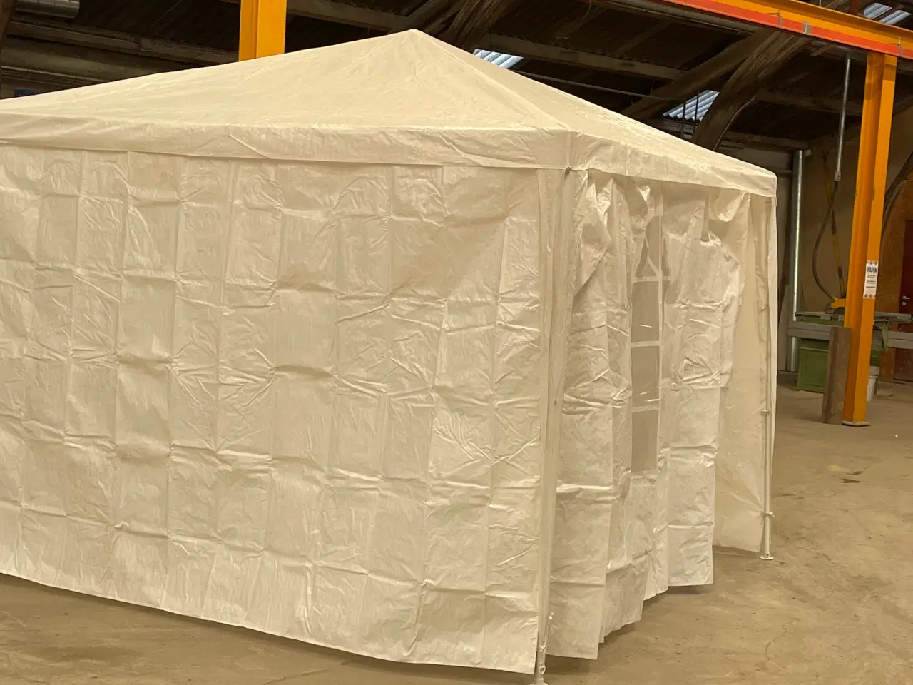 Billede 2 - Pavillon hvid m/ sider 3x3m