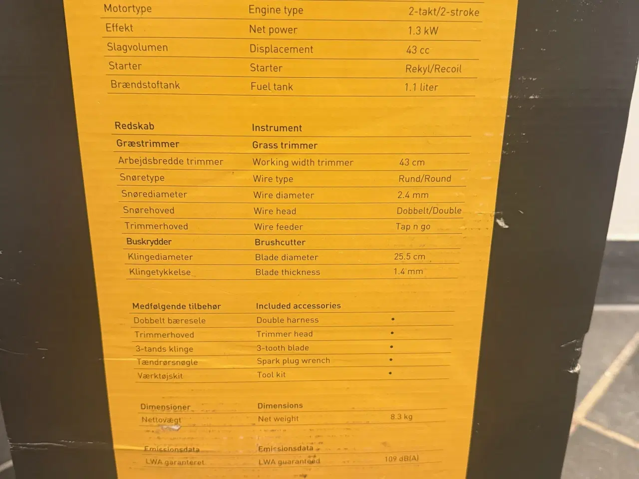 Billede 3 - 🌿 Texas BCU43S Buskrydder – Kraftig 43cc – inkl. 