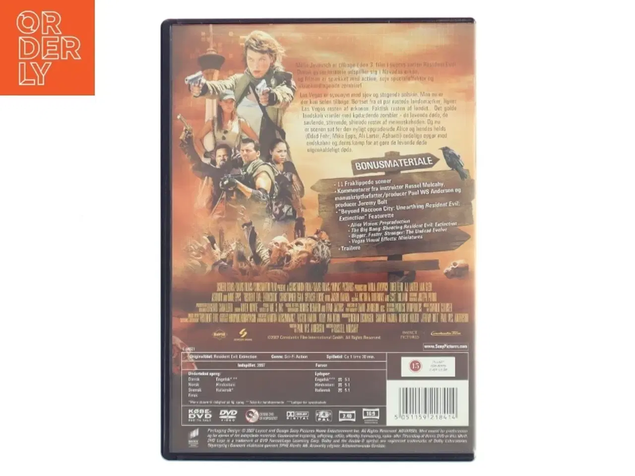 Billede 2 - Resident Evil: Extinction med Milla Jovovich (DVD)