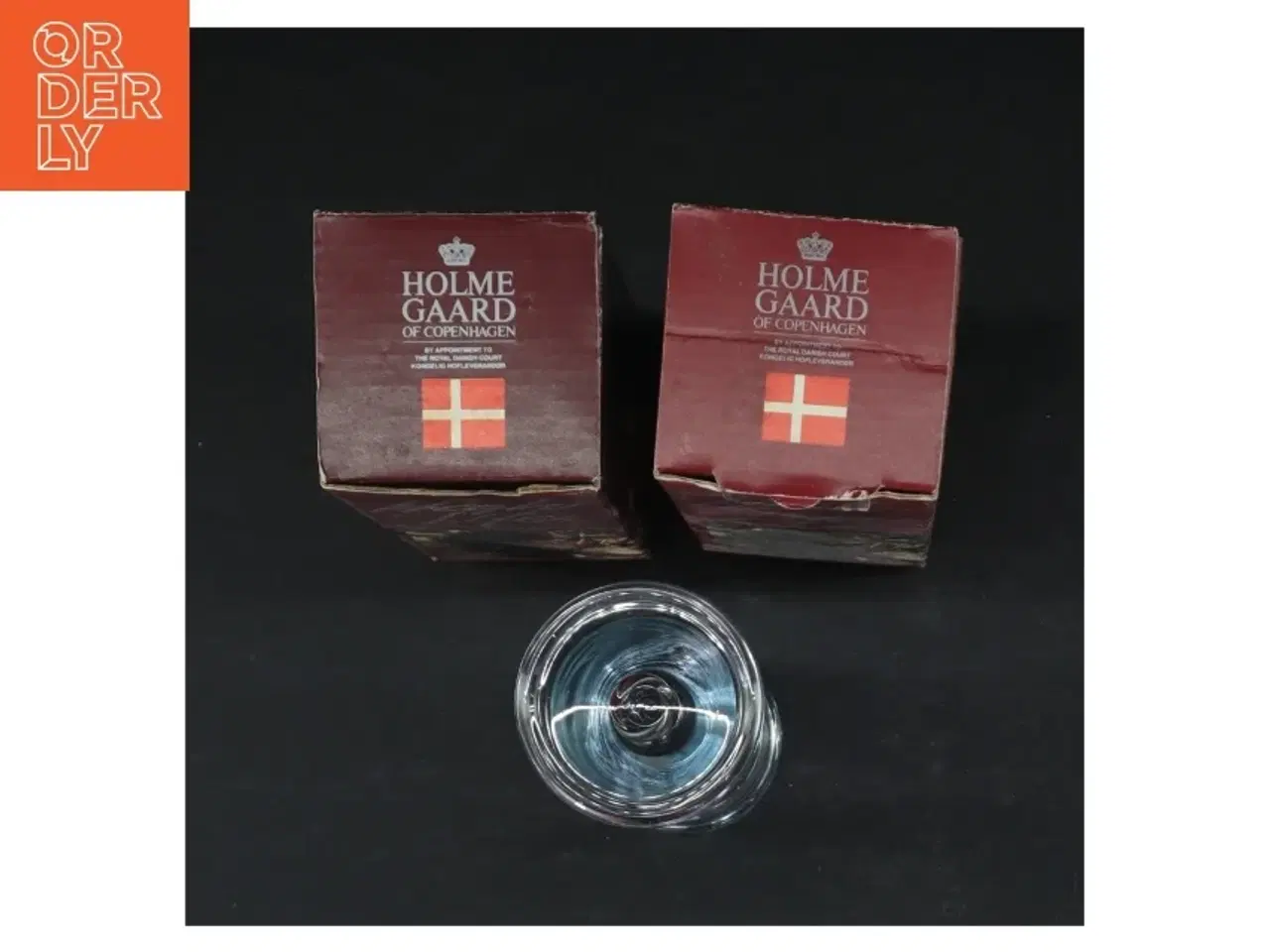 Billede 2 - Holmegaard glasvaser og lysestager fra Holmegaard (str. 2 styk. ø. 6 cm. længde, 17 cm)
