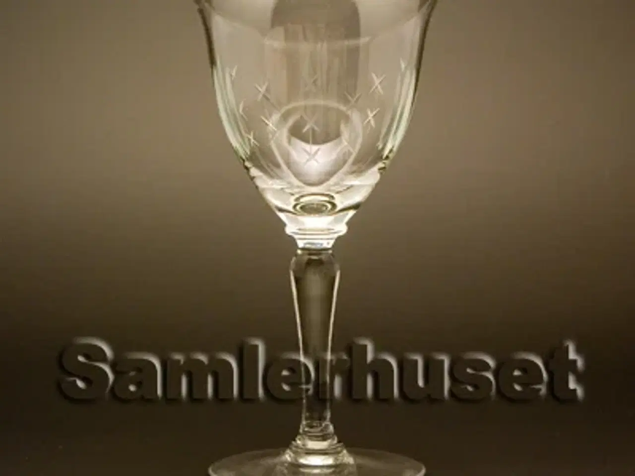 Billede 1 - Nordlys Hvidvinsglas. H:138 mm.