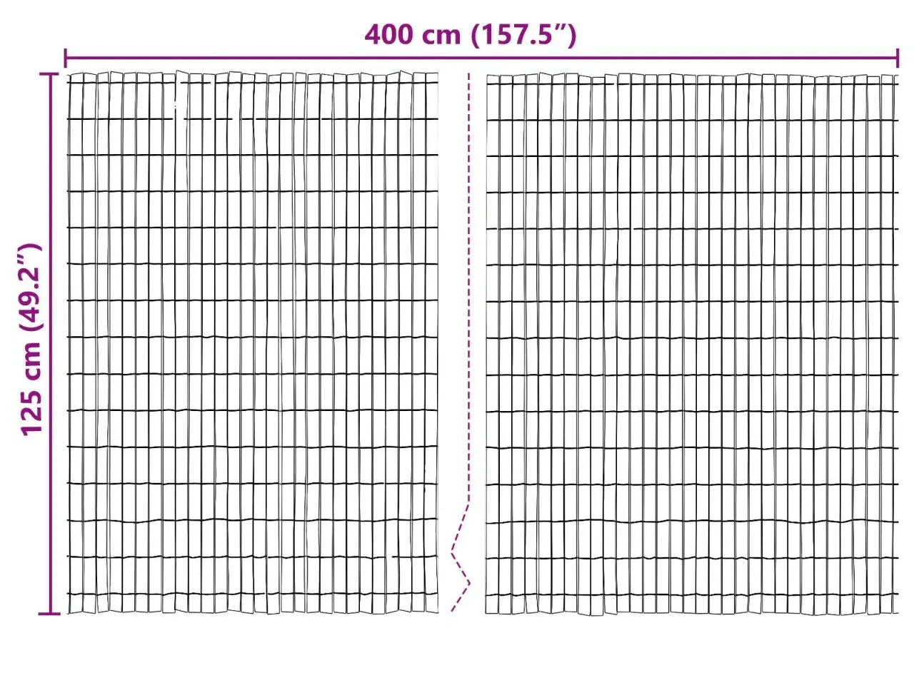 Billede 6 - Barkhegn Brun 400 x 125 cm Bark