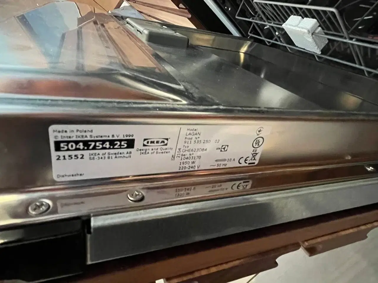 Billede 2 - Opvaskemaskine IKEA LAGAN