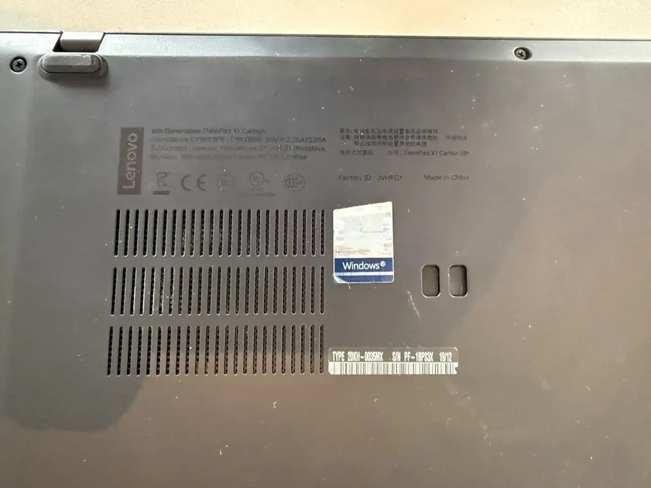 Billede 7 - Bærbar computer LENOVO X1 Carbon 6th Gen.