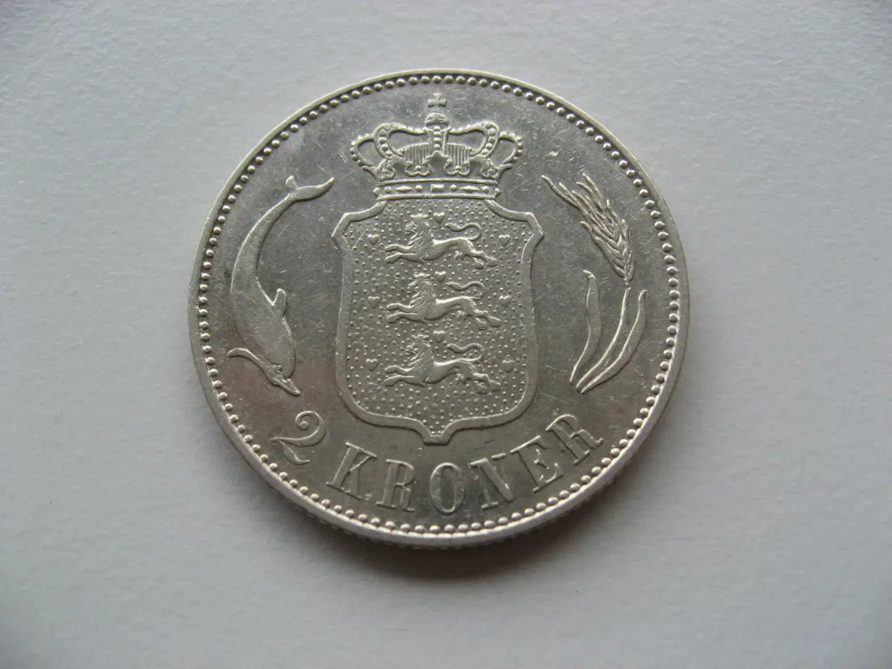 Billede 2 - Særdeles flot sølv 2 kr 1897, den bedste i serien