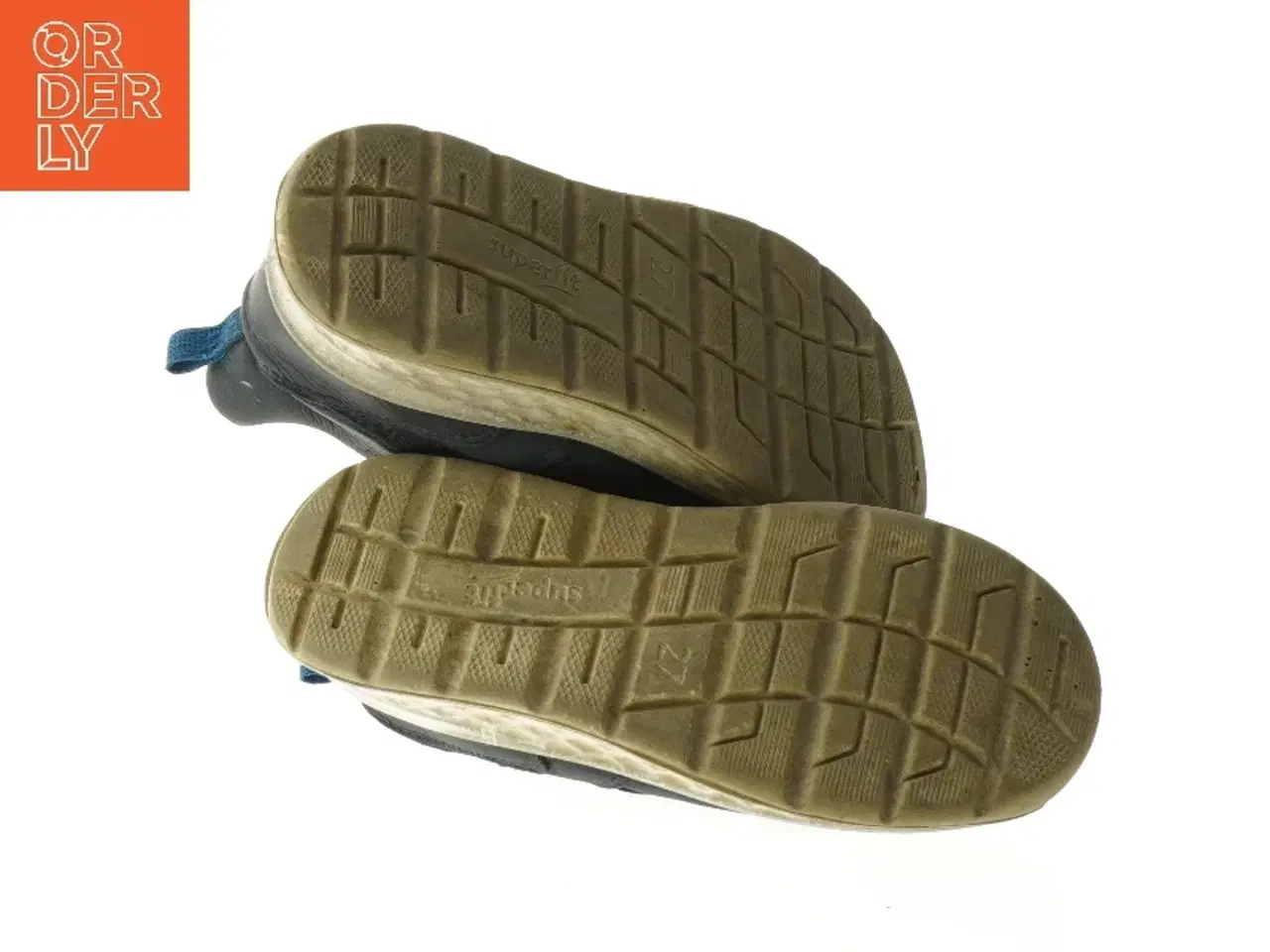 Billede 4 - Brugte sorte børnesko med velcro fra Superfit (str. 27)