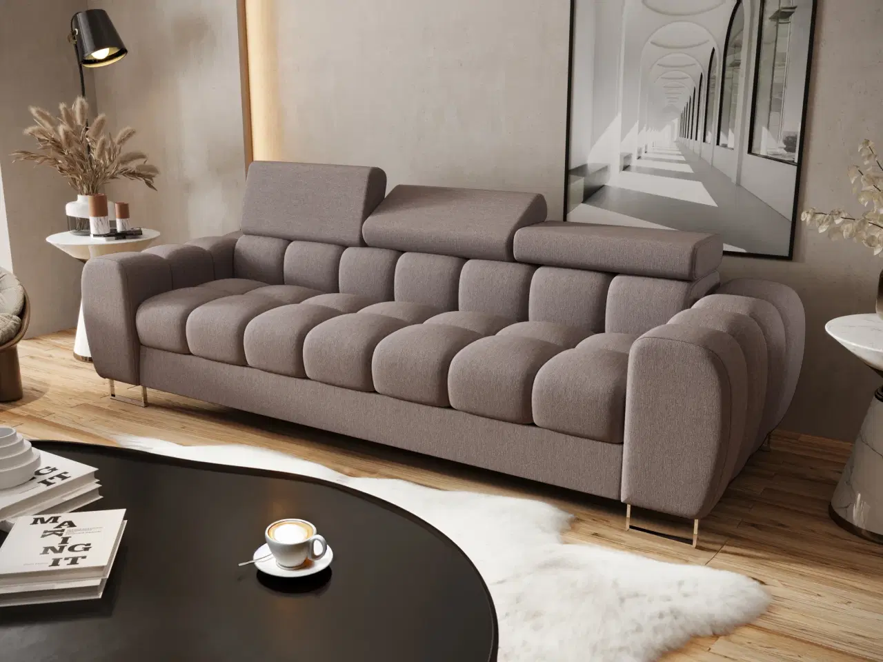 Billede 5 - ASPER III  3-personers SOFA 265 CM