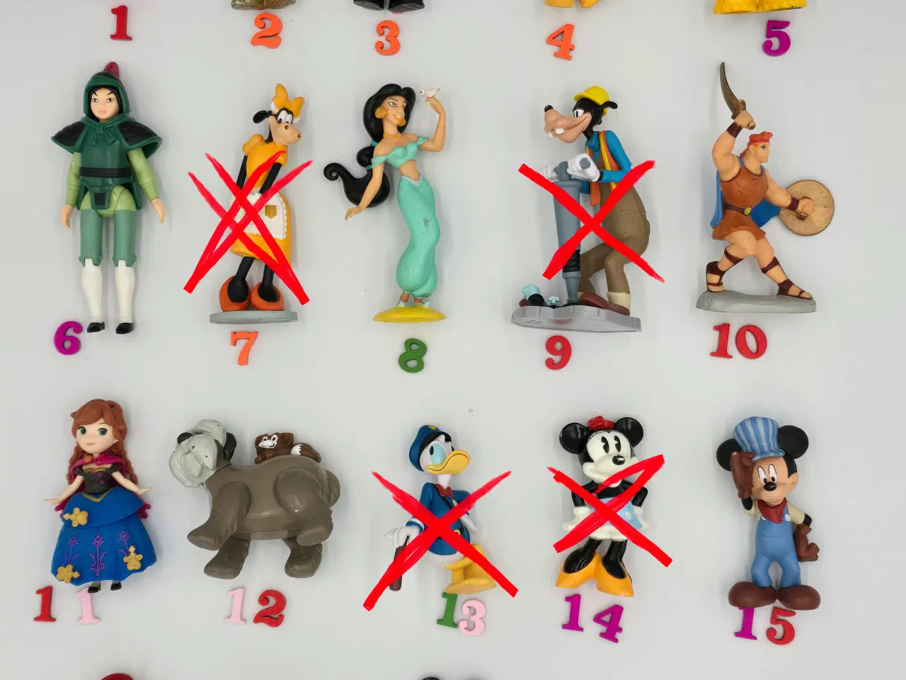 Billede 1 - Disney figurer sælges til 20,- pr. stk.
